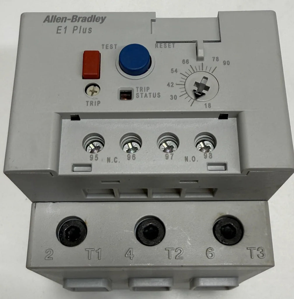 Allen-Bradley 193-EEGE E1 Plus Overload Relay 18-90A 3P 600V Trip Class 10-30 - ZYYKZ Test Equipment