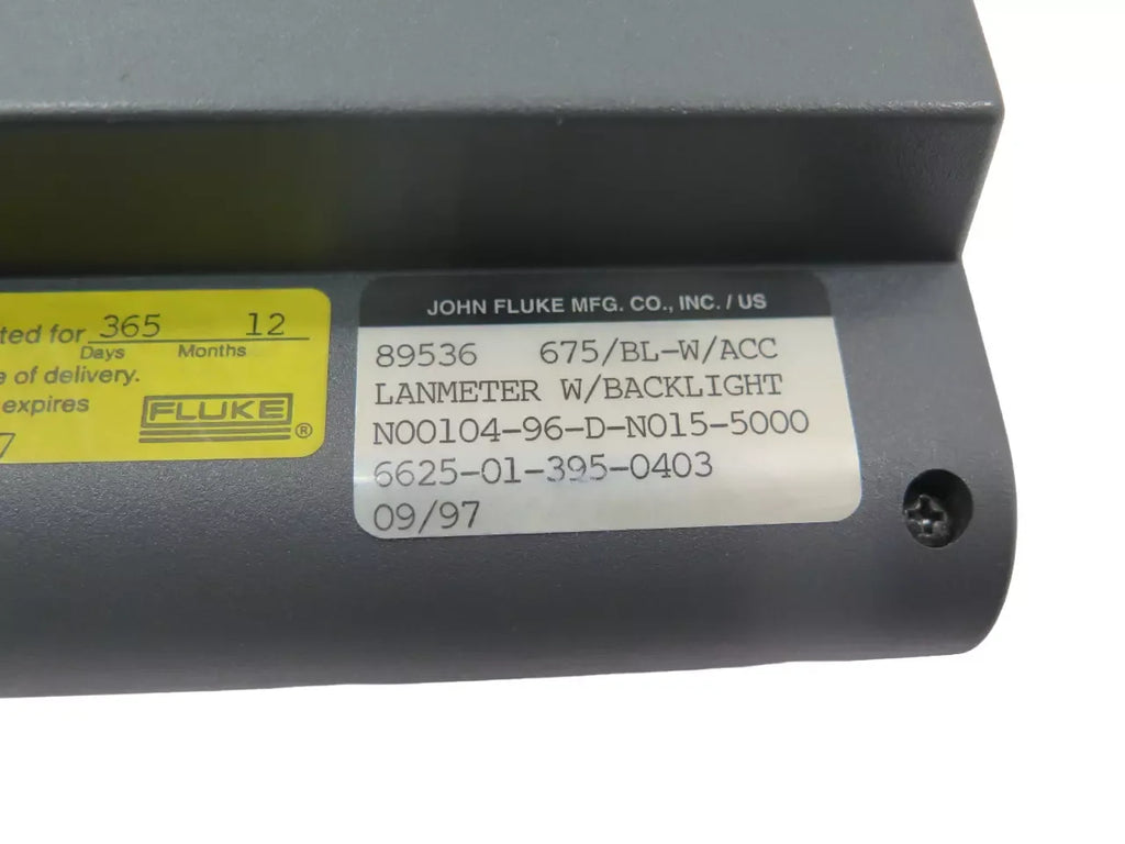 FLUKE 675 LANMeter Ethernet & Token Ring Network Tester - ZYYKZ Test Equipment