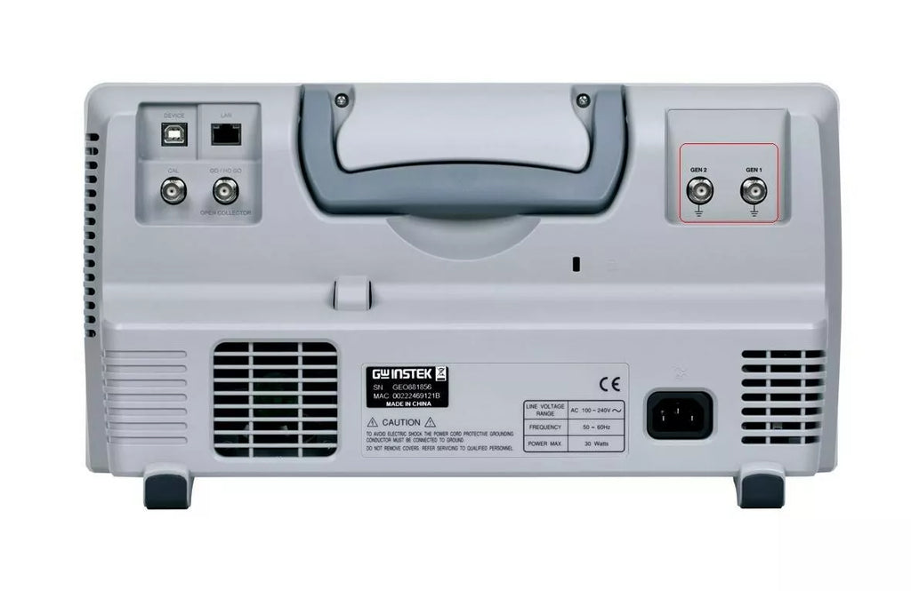 GW Instek MDO-2202AG 200MHz Dual Channel Oscilloscope with Spectrum Analyzer and Arbitrary Waveform Generator