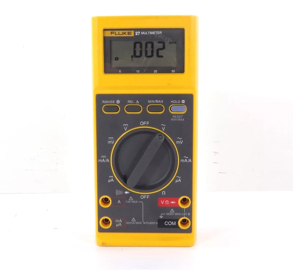 Fluke 27 Digital Multimeter with Temperature Measurement - ZYYKZ Test Equipment