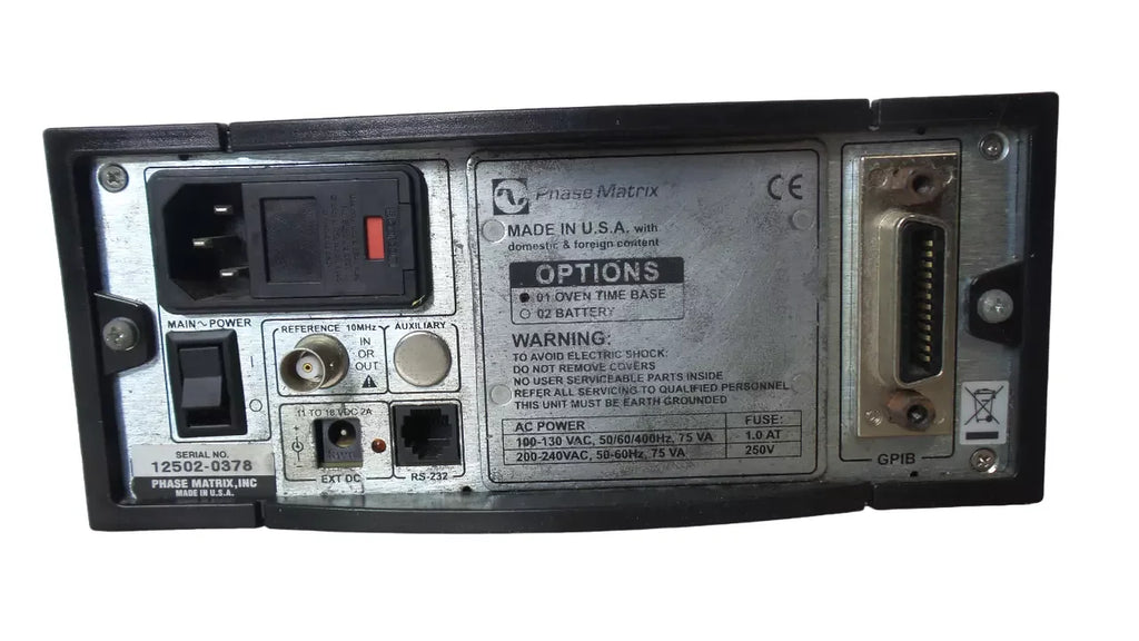Phase Matrix 320A 20 GHz Frequency Counter - ZYYKZ Test Equipment