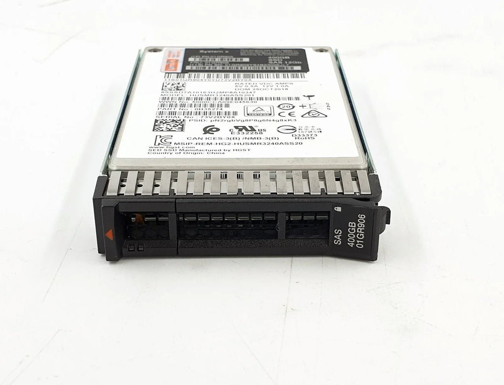 Lenovo 01GR905 System x 400GB 2.5" SAS 12Gb/s Enterprise Server SSD - ZYYKZ Test Equipment