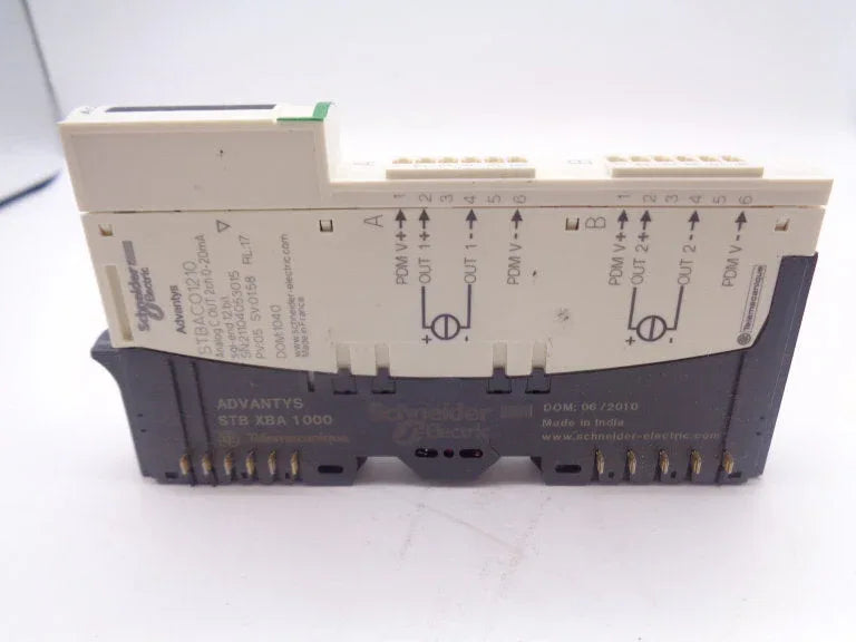 Schneider Electric STBACO1210K Programmable Logic Controller (PLC) Module - ZYYKZ Test Equipment