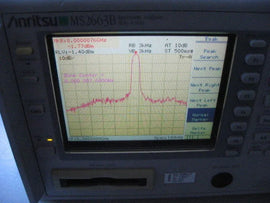 Anritsu MS2663B Portable Spectrum Analyzer 9 kHz to 3.3 GHz - ZYYKZ Test Equipment
