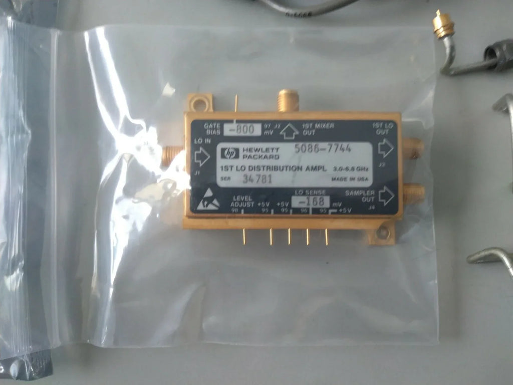 HP Agilent 5086-7744 1st LO Distribution Amplifier for 8594E Spectrum Analyzer - ZYYKZ Test Equipment