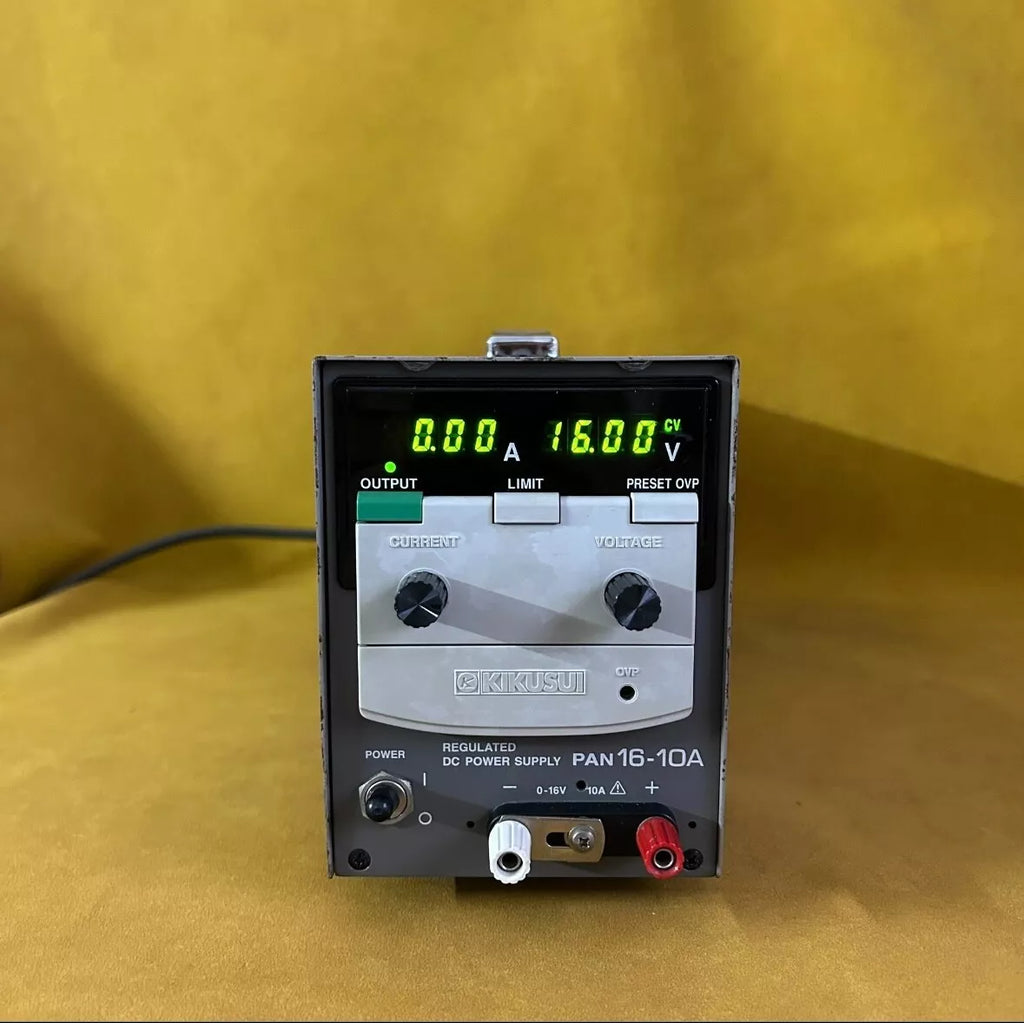 Kikusui PAN 16-10A Regulated DC Power Supply - Used, AC 100V Input
