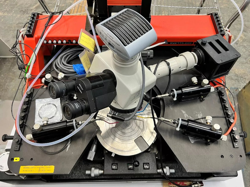 Karl Suss PM8 8-Inch Manual Probe Station with Vibraplane Vibration Isolation Workstation - ZYYKZ Test Equipment