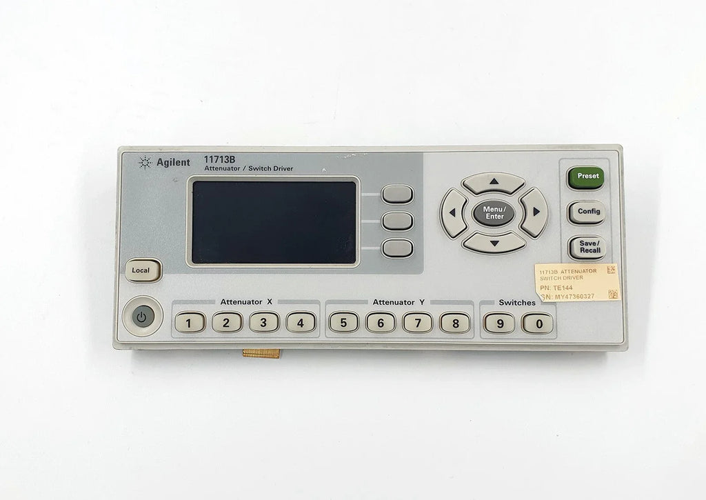 Agilent 11713B Attenuator and Switch Driver Front Panel Module - ZYYKZ Test Equipment