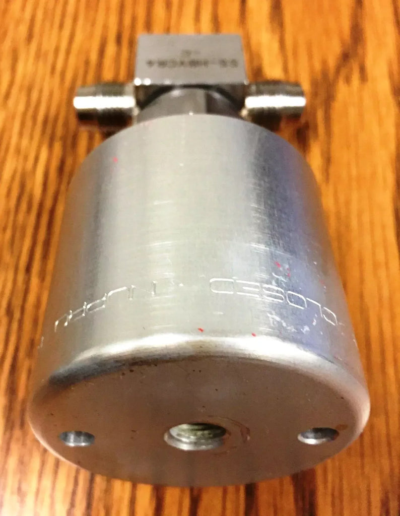 Nupro Swagelok SS-HBVCR4-C High Pressure Bellows Pneumatic Valve - ZYYKZ Test Equipment