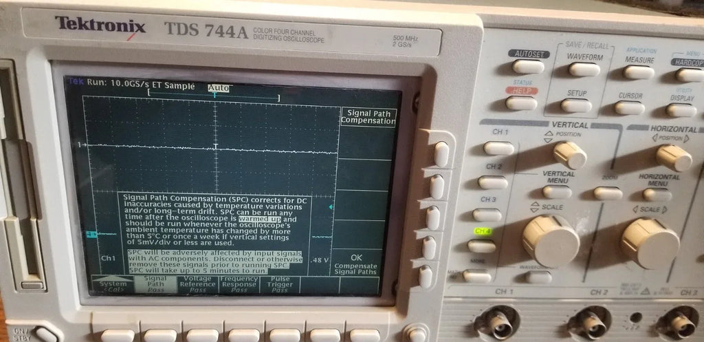 Tektronix TDS744A Oscilloscope LCD Display Upgrade Module - ZYYKZ Test Equipment