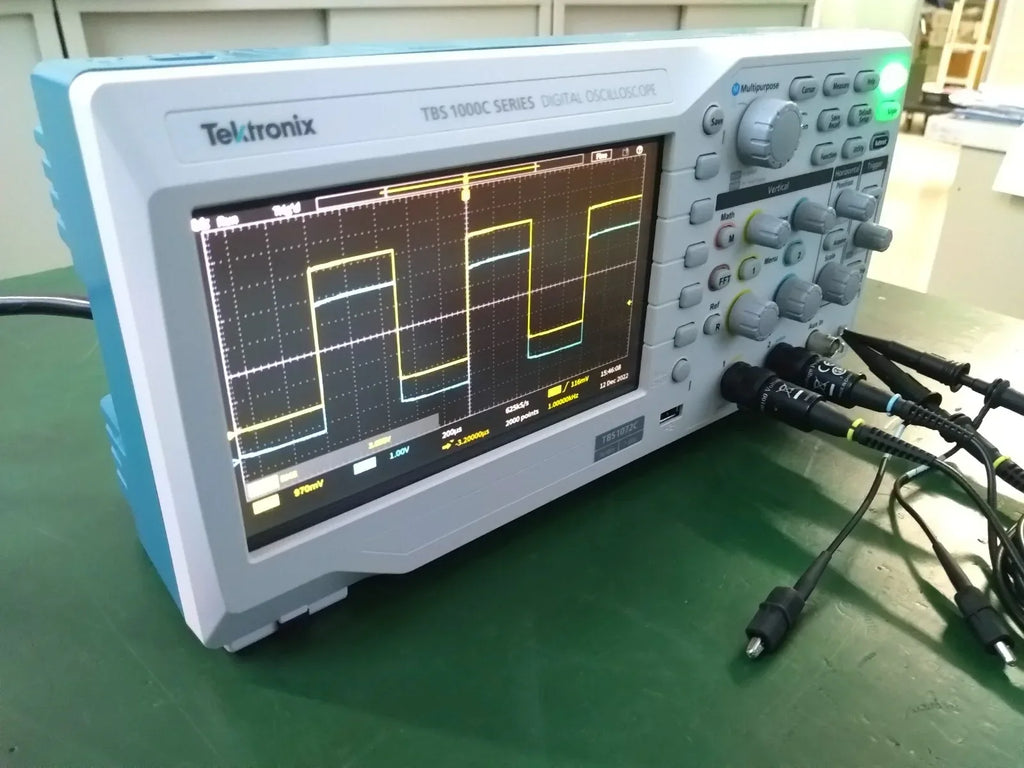 Tektronix TBS1072C Digital Oscilloscope with Optional TPP0100 Probes - ZYYKZ Test Equipment