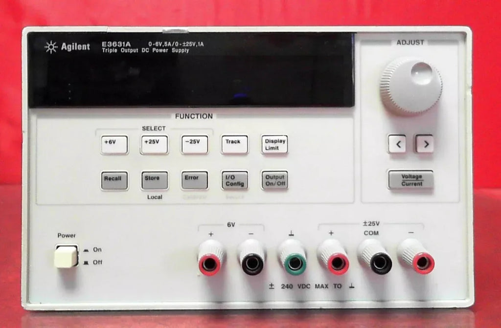 Agilent E3631A Triple Output DC Power Supply 80W 6V 5A - ZYYKZ Test Equipment