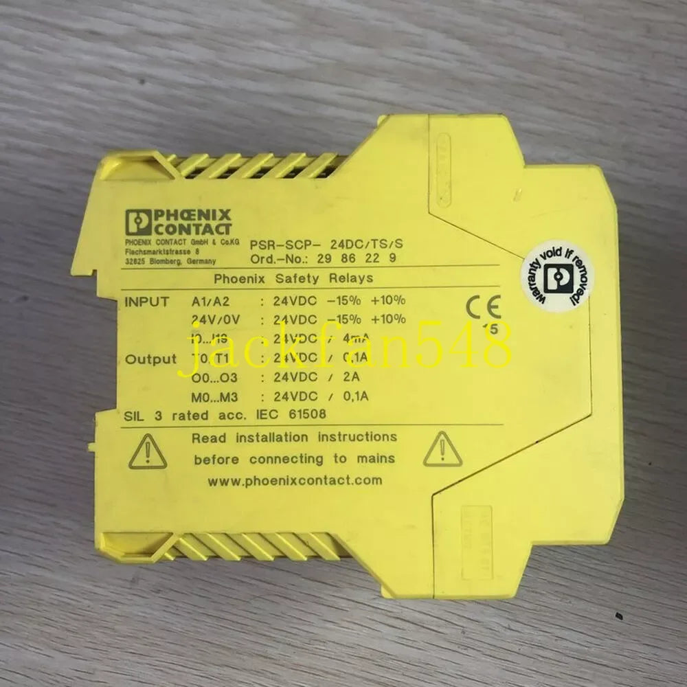 Phoenix Contact PSR-SCP-24DC/TS/S Safety Relay 24 V DC - ZYYKZ Test Equipment