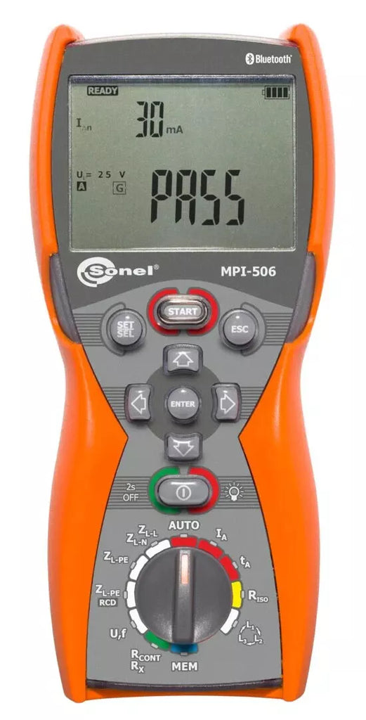 Sonel MPI-506 Multi-Function Electrical Installations Meter with Auto RCD