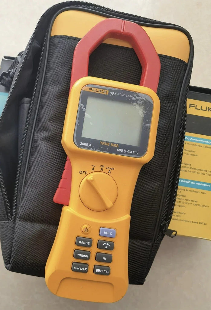 Fluke 353 True-RMS Clamp Meter 2000A AC Current - ZYYKZ Test Equipment