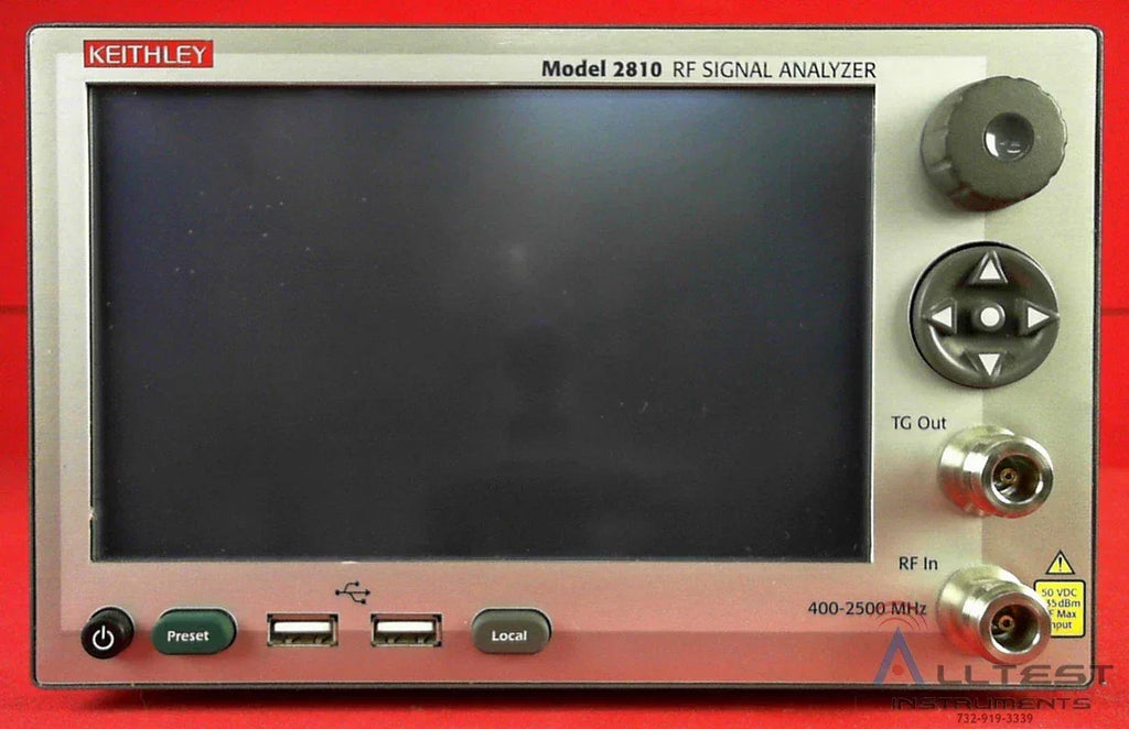 Keithley 2810 RF Vector Signal Generator 400 MHz to 2.5 GHz - ZYYKZ Test Equipment
