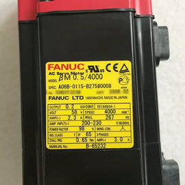FANUC A06B-0115-B275#0008 High-Performance Servo Motor - ZYYKZ Test Equipment
