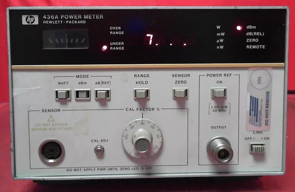 Agilent 436A RF Power Meter - ZYYKZ Test Equipment