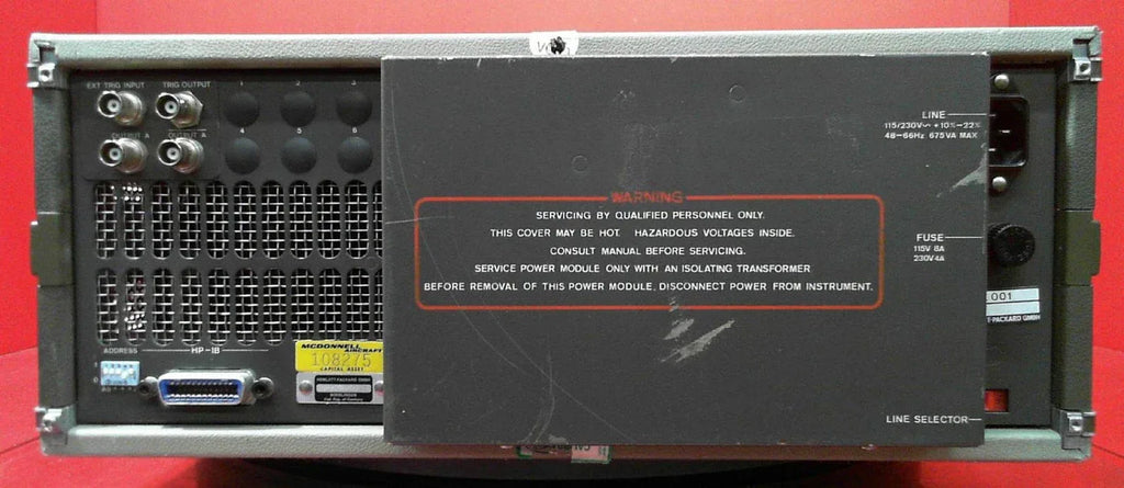 HP 8161A Programmable Pulse Generator 100 MHz - ZYYKZ Test Equipment