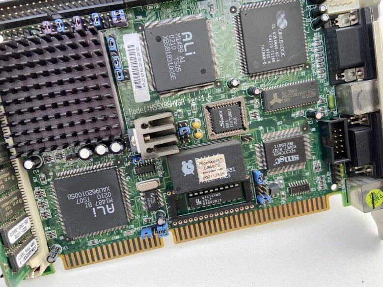 IEI HS5X86HVGA Ver 1.6 Industrial Embedded Motherboard - ZYYKZ Test Equipment