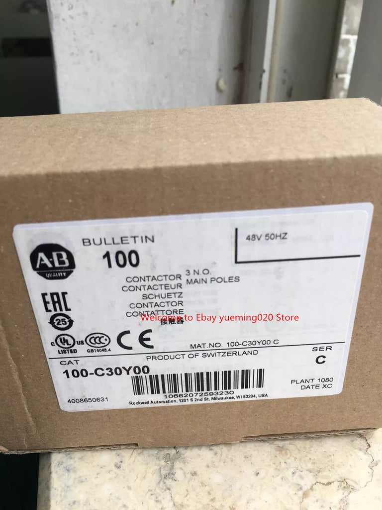 100-C30Y00 Contactor - Reliable Electrical Control Solution