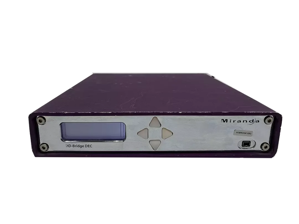 Miranda HD Bridge DEC HDV to HD/SD-SDI Video Decoder - ZYYKZ Test Equipment