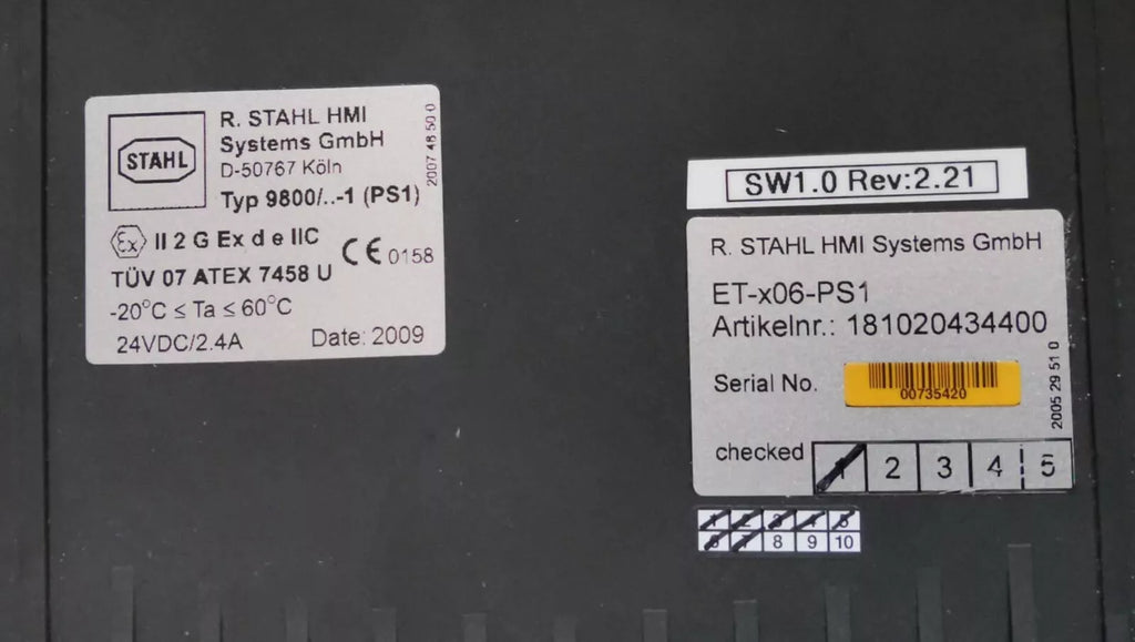 Used ET-x06-PS1 Power Supply Unit