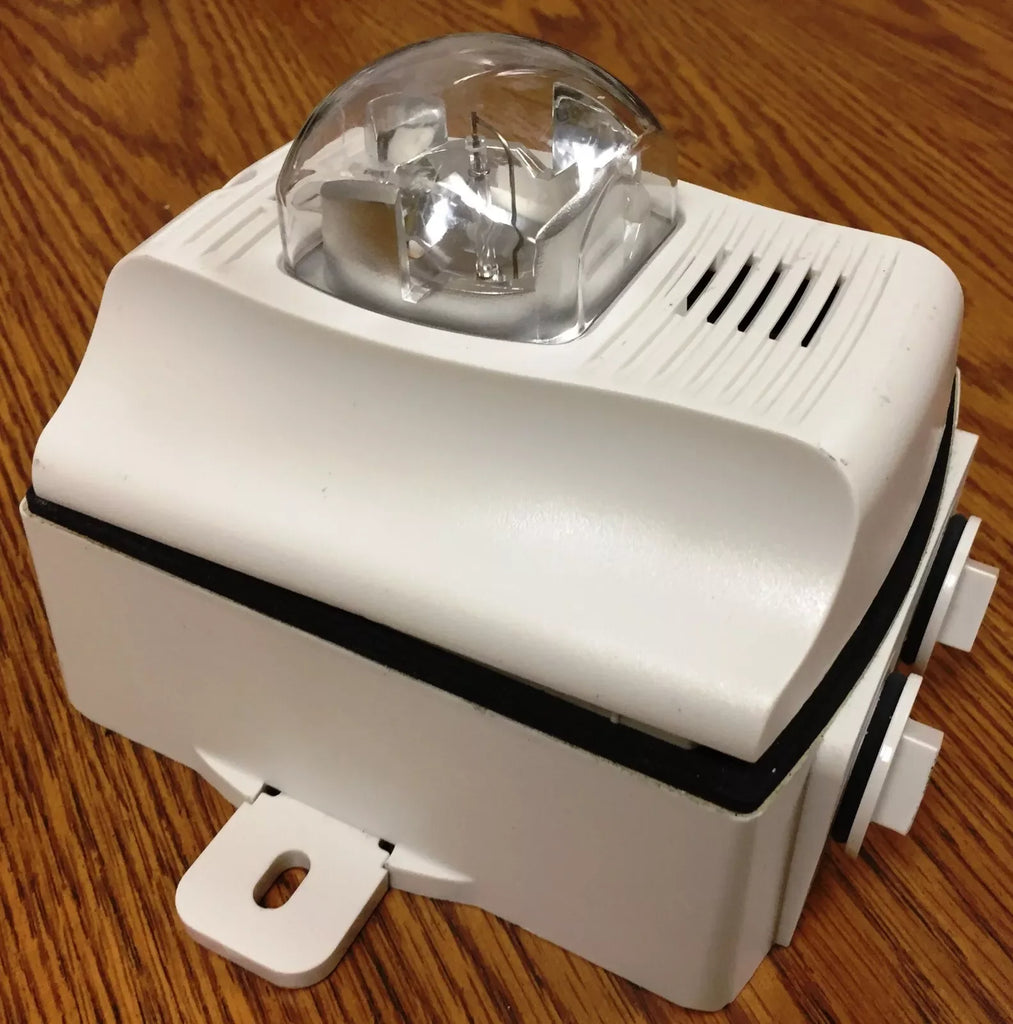 System Sensor P2WHK-P Fire Alarm Horn Strobe with White Housing - ZYYKZ Test Equipment