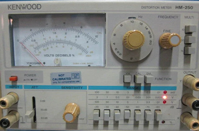 Kenwood HM-250 Auto-Tuning Distortion Meter with Precision Measurement - ZYYKZ Test Equipment
