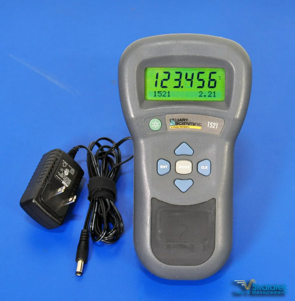 Fluke Hart Scientific 1521 Thermometer - Temperature Readout Without Probe