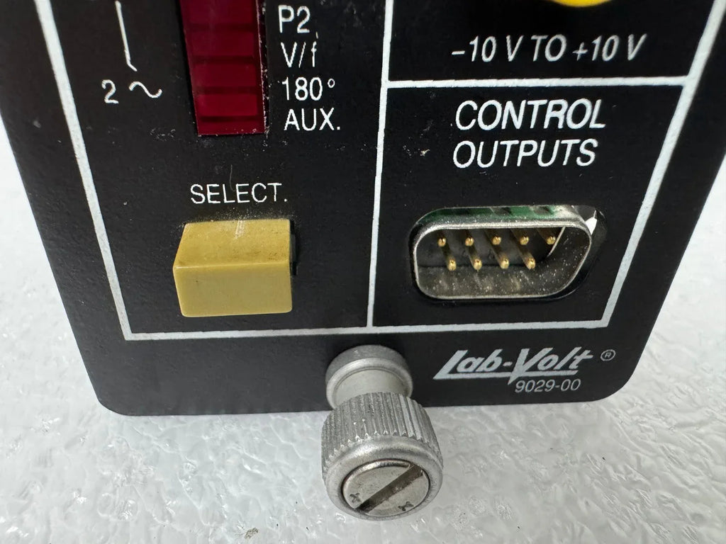 Lab-Volt 9029-00 Chopper Inverter Control Unit for Industrial Motor Drives - ZYYKZ Test Equipment