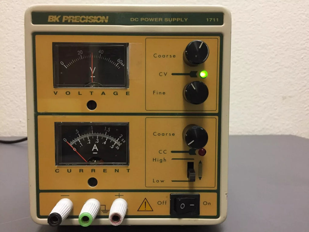 BK Precision Model 1711 Adjustable DC Power Supply 0-30V 0-3A - ZYYKZ Test Equipment