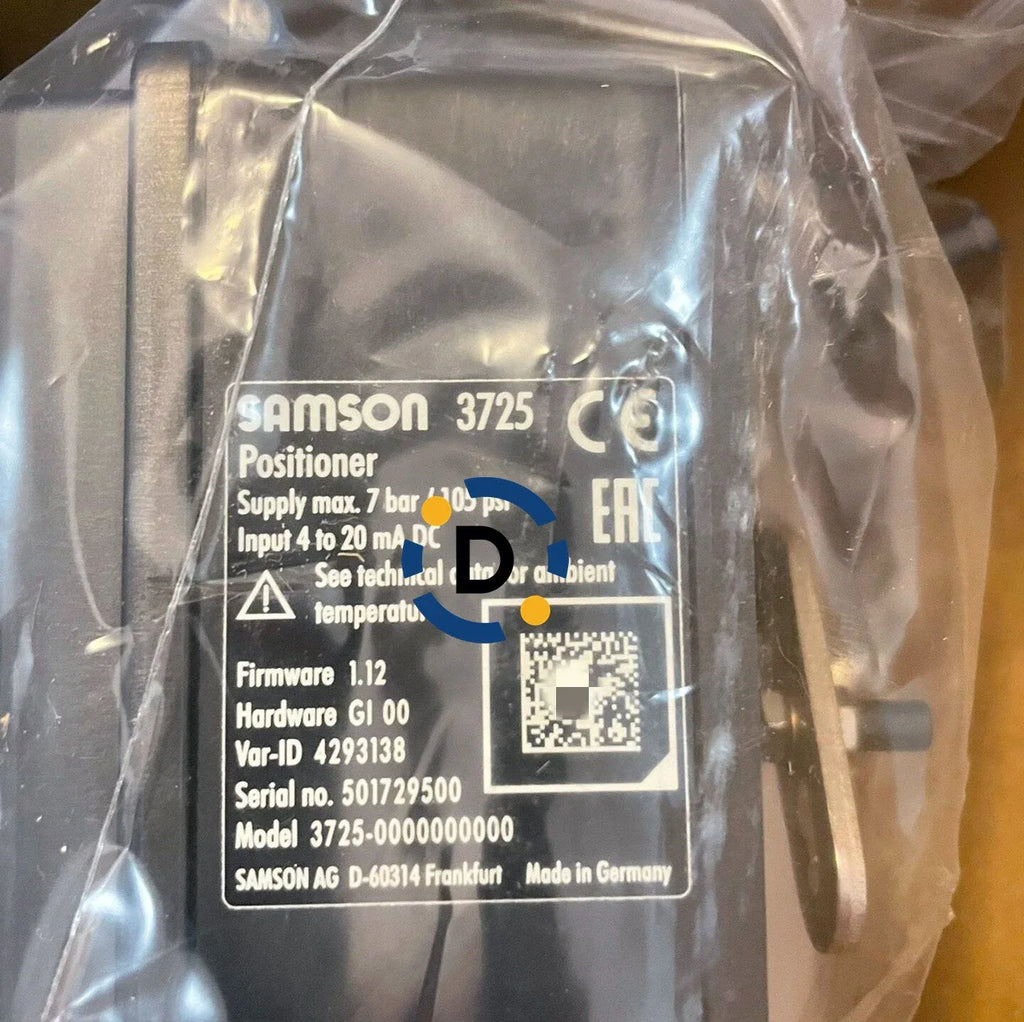 SAMSON 3725 Pneumatic Valve Positioner for Industrial Control - ZYYKZ Test Equipment