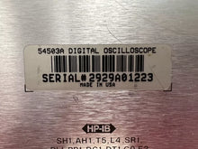 Load image into Gallery viewer, Agilent 54503A Digitizing Oscilloscope 500 MHz, 2 Channels - ZYYKZ Test Equipment