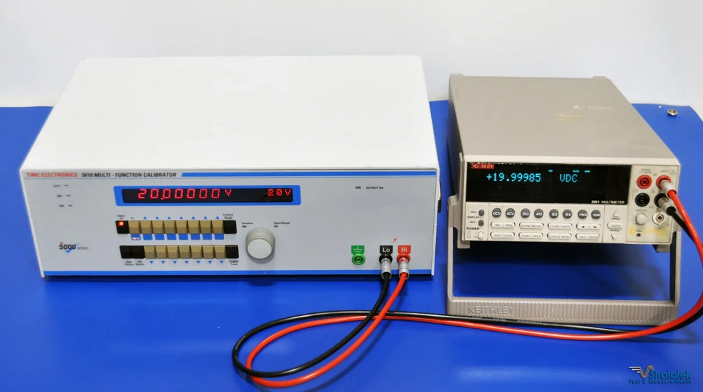 Time Electronics 5018 Multi-Function Calibrator - NIST Calibrated DC Voltage Accuracy 15ppm