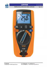 Load image into Gallery viewer, HT Instruments JUPITER Multifunction Multimeter with 690V AC+DC LoZ Input