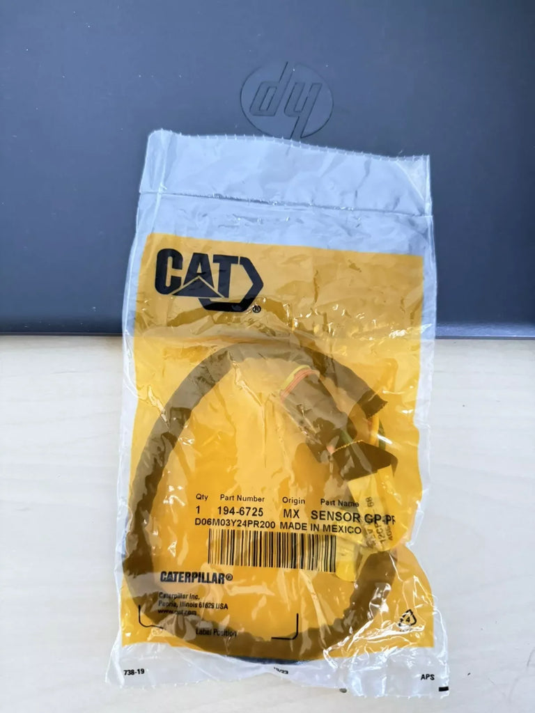 CAT 194-6725 1135 kPa Steel Pressure Sensor - Genuine OEM - ZYYKZ Test Equipment