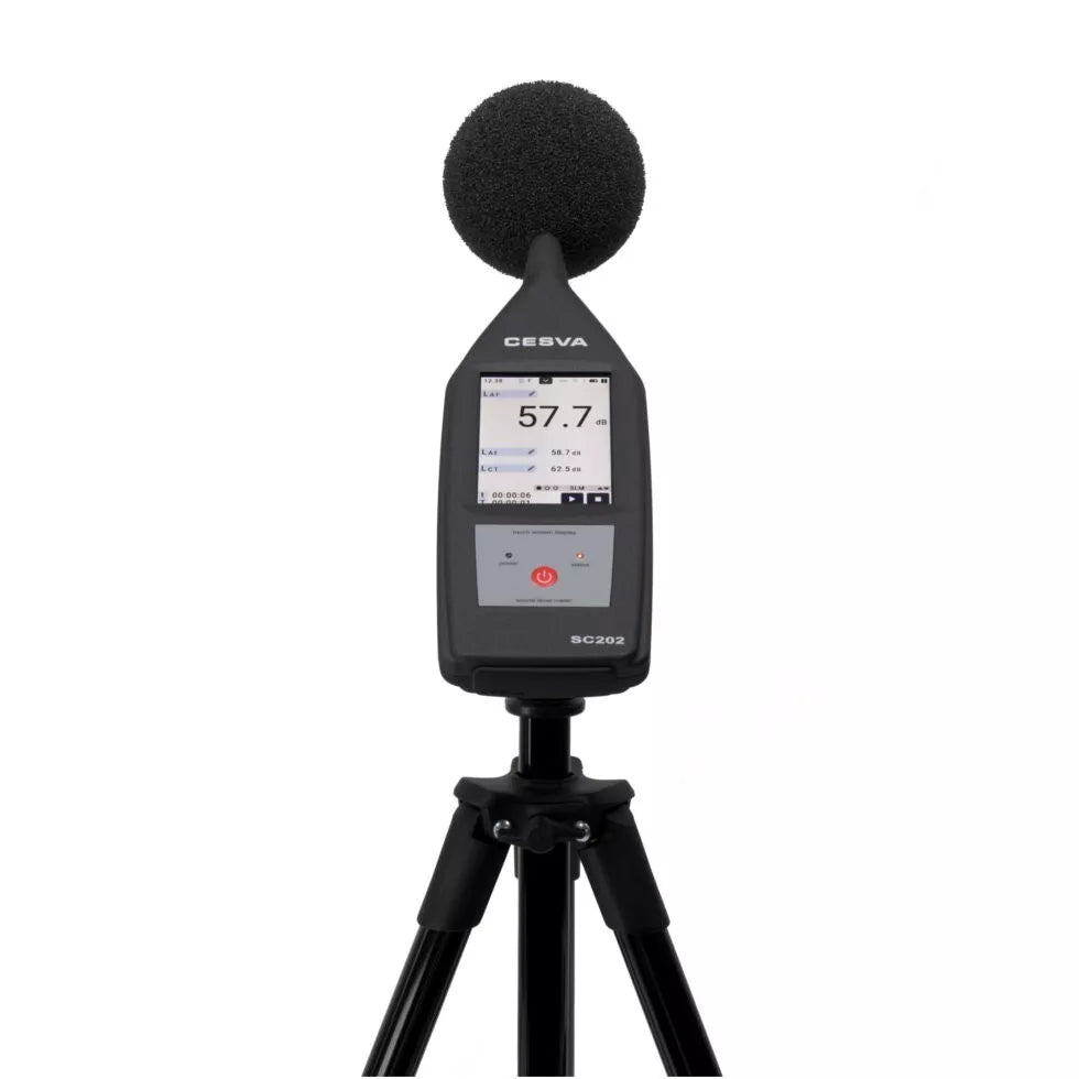 CESVA SC202 Class 2 Sound Level Meter - 30.5 dB to 140 dB
