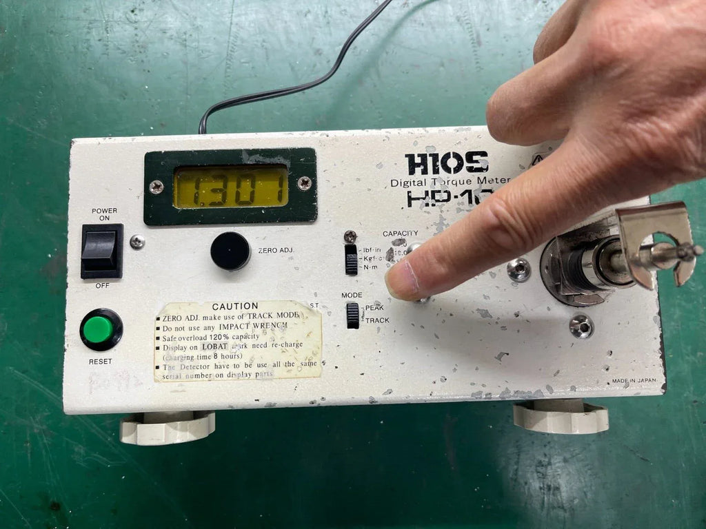 HIOS HP-10 Digital Torque Meter with Battery & 240VAC Power Adapter - ZYYKZ Test Equipment