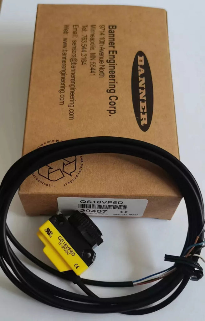 One Banner QS18VP6D Photoelectric Sensor - High Performance, Fast Response - ZYYKZ Test Equipment
