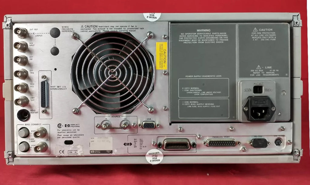 HP Agilent 8722D Vector Network Analyzer with Options 10, 85, 89 - Calibrated - ZYYKZ Test Equipment
