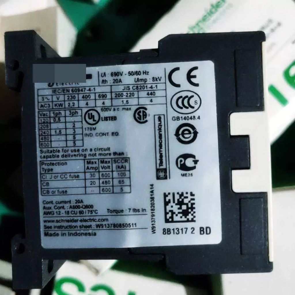 Schneider Electric LP1K0910BD Contactor 24VDC Coil - New - ZYYKZ Test Equipment