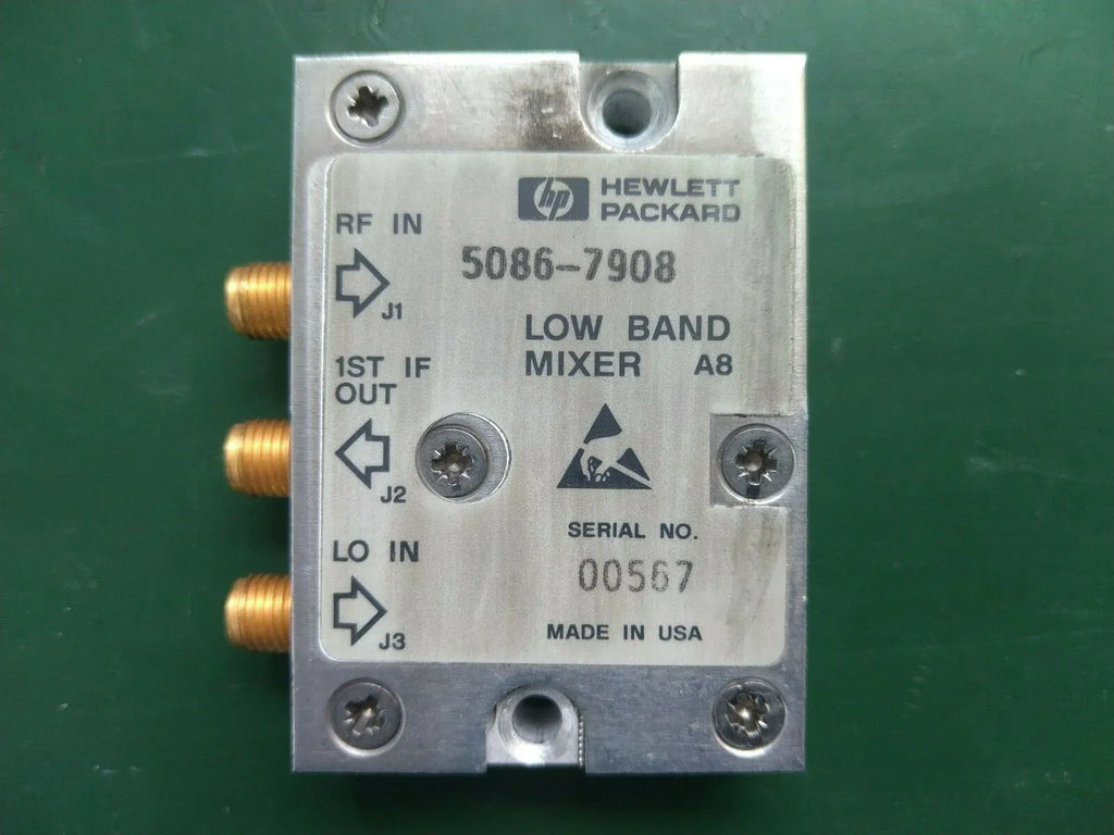 HP Agilent 5086-7748 & 5086-7908 Low Band Microwave Mixers for 856x Series - ZYYKZ Test Equipment