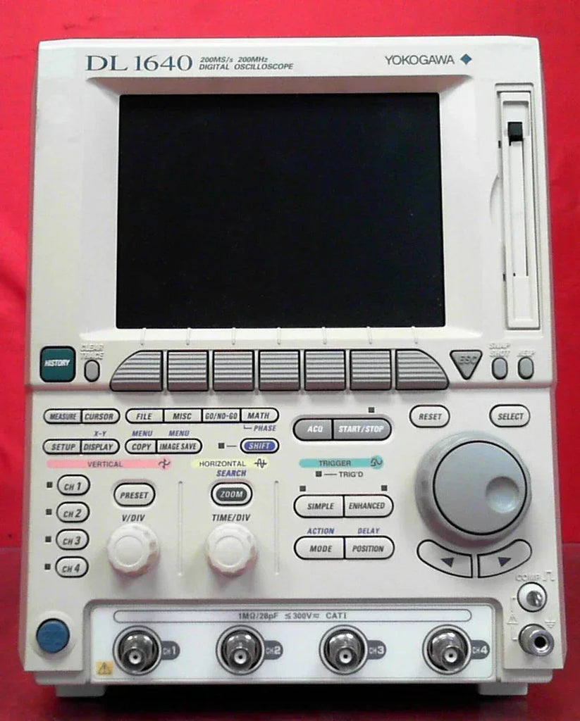 Yokogawa DL1640 Digital Oscilloscope 200MHz 4 Channel - ZYYKZ Test Equipment