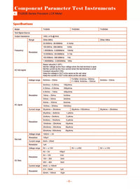 Tonghui TH2838A LCR Meter - 20Hz to 1MHz, 5mVrms to 2Vrms, 10V