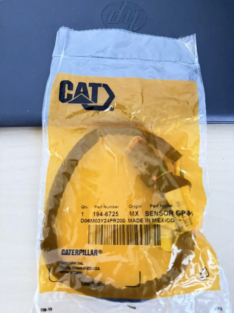 CAT 194-6725 1135 kPa Steel Pressure Sensor - Genuine OEM - ZYYKZ Test Equipment