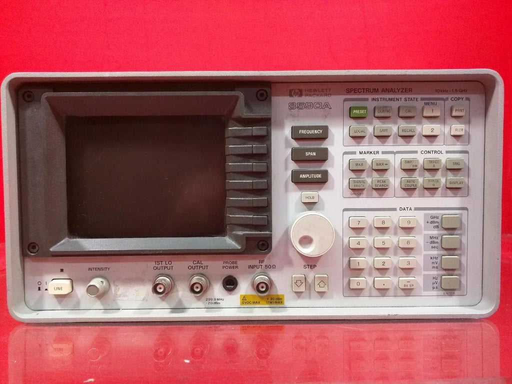HP 8590A Spectrum Analyzer 10 kHz - 1.5 GHz - ZYYKZ Test Equipment
