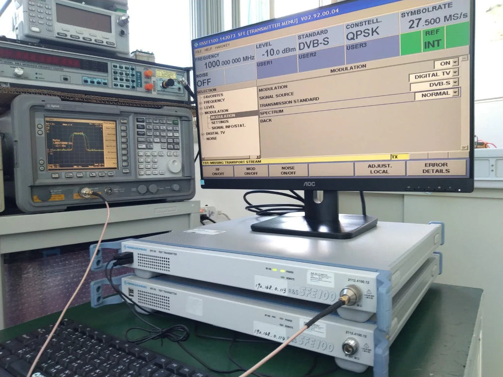 Rohde & Schwarz SFE100 Digital TV Test Transmitter for DVB-S/DVB-S2 - ZYYKZ Test Equipment