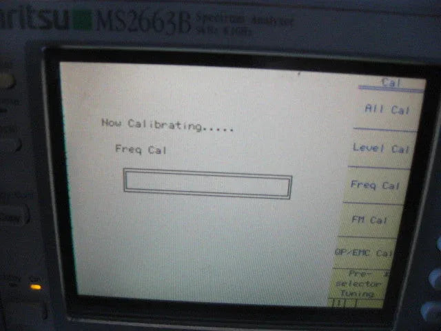 Anritsu MS2663B Portable Spectrum Analyzer 9 kHz to 3.3 GHz - ZYYKZ Test Equipment