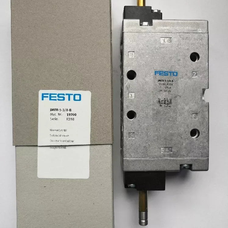 Festo JMFH-5-3/8-B Solenoid Valve, Model 19700 – High Performance Pneumatic Control - ZYYKZ Test Equipment